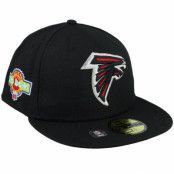 New Era - NFL Svart fitted Keps - Atlanta Falcons NFL Patch Up 59FIFTY Black Fitted @ Hatstore