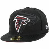 New Era - NFL Svart fitted Keps - Atlanta Falcons NFL Sideline 59Fifty @ Hatstore