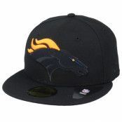 New Era - NFL Svart fitted Keps - Denver Broncos Elements 2.0 Black/Yellow Fitted @ Hatstore