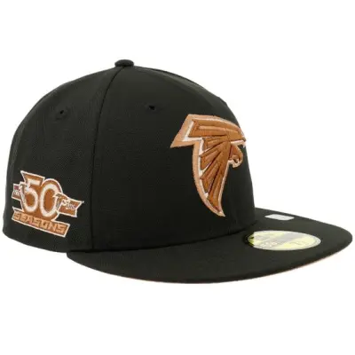 New Era - NFL Svart fitted Keps - Hatstore Exclusive x Atlanta Falcons 59FIFTY 50 Black Fitted @ Hatstore