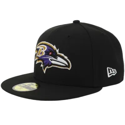 New Era - NFL Svart fitted Keps - Hatstore Exclusive x Baltimore Ravens 59FIFTY Black Fitted @ Hatstore