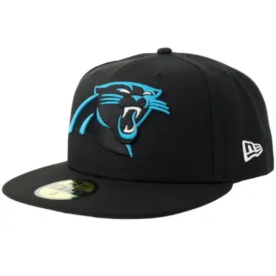 New Era - NFL Svart fitted Keps - Hatstore Exclusive x Carolina Panthers 59FIFTY Black Fitted @ Hatstore