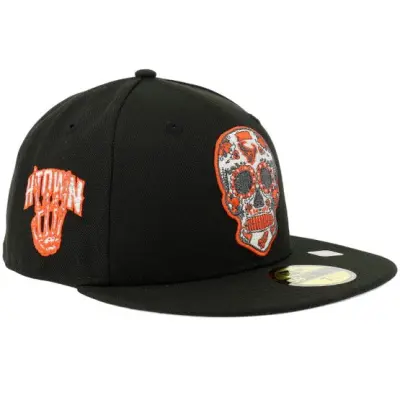 New Era - NFL Svart fitted Keps - Hatstore Exclusive x Houston Texans 59FIFTY Black Gray Sugar Halloween 2 Fitted @ Hatstore