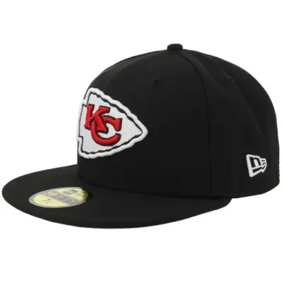 New Era - NFL Svart fitted Keps - Hatstore Exclusive x Kansas City Chiefs 59FIFTY Black Fitted @ Hatstore