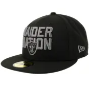 New Era - NFL Svart fitted Keps - Hatstore Exclusive x Las Vegas Raiders 59FIFTY  Black/Graphite Fitted @ Hatstore