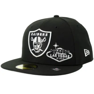 New Era - NFL Svart fitted Keps - Hatstore Exclusive x Las Vegas Raiders 59FIFTY City Describe Black Fitted @ Hatstore