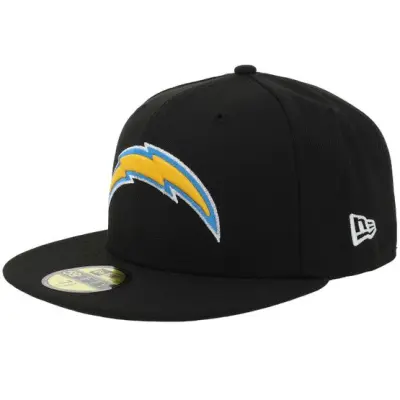 New Era - NFL Svart fitted Keps - Hatstore Exclusive x Los Angeles Chargers 59FIFTY Black Fitted @ Hatstore