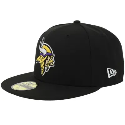 New Era - NFL Svart fitted Keps - Hatstore Exclusive x Minnesota Vikings 59FIFTY Black Fitted @ Hatstore