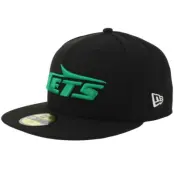 New Era - NFL Svart fitted Keps - Hatstore Exclusive x New York Jets 59FIFTY Black Fitted @ Hatstore