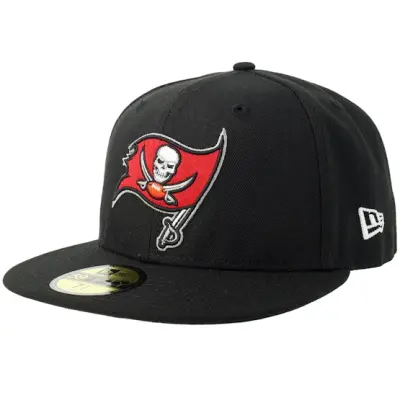 New Era - NFL Svart fitted Keps - Hatstore Exclusive x Tampa Bay Buccaneers 59FIFTY Black Fitted @ Hatstore