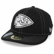 New Era - NFL Svart fitted Keps - Kansas City Chiefs 59Fifty Low Profile Black/White Fitted @ Hatstore