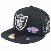 New Era - NFL Svart fitted Keps - Las Vegas Raiders 59FIFTY Historic Champs Black Fitted @ Hatstore