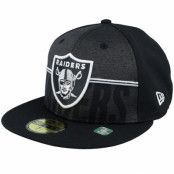 New Era - NFL Svart fitted Keps - Las Vegas Raiders 59FIFTY NFL Training 23 Black Fitted @ Hatstore