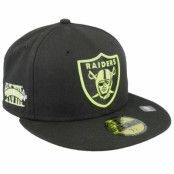 New Era - NFL Svart fitted Keps - Las Vegas Raiders 59FIFTY Summerpop Black Fitted @ Hatstore