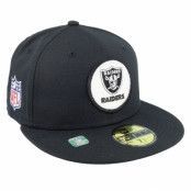 New Era - NFL Svart fitted Keps - Las Vegas Raiders NFL22 Sideline Historic 59FIFTY Black Fitted @ Hatstore