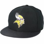 New Era - NFL Svart fitted Keps - Minnesota Vikings Black Coll 59Fifty Black Fitted @ Hatstore