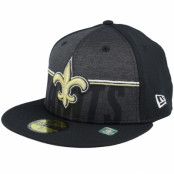 New Era - NFL Svart fitted Keps - New Orleans Saints 9FIFTY NFL Training 23 Black Fitted @ Hatstore