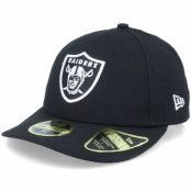 New Era - NFL Svart fitted Keps - Oakland Raiders Low Profile 59Fifty Black/White Fitted @ Hatstore