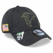 New Era - NFL Svart flexfit Keps - Atlanta Falcons Salute To Service 39Thirty NFL 20 Heather Black Flexfit @ Hatstore