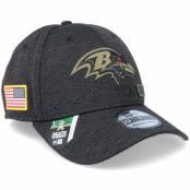 New Era - NFL Svart flexfit Keps - Baltimore Ravens Salute To Service 39Thirty NFL 20 Heather Black Flexfit @ Hatstore