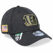 New Era - NFL Svart flexfit Keps - Cincinnati Bengals Salute To Service 39Thirty NFL 20 Heather Black Flexfit @ Hatstore