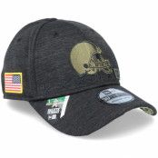 New Era - NFL Svart flexfit Keps - Cleveland Browns Salute To Service 39Thirty NFL 20 Heather Black Flexfit @ Hatstore