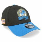 New Era - NFL Svart flexfit Keps - Detroit Lions M 39THIRTY NFL Salute To Service 22 Black/Blue Flexfit @ Hatstore