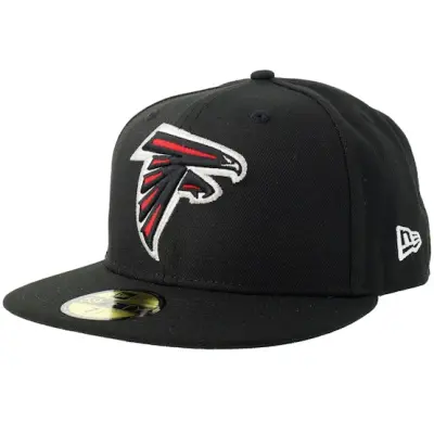 New Era - NFL Svart flexfit Keps - Hatstore Exclusive x Atlanta Falcons 59FIFTY Black Fitted @ Hatstore