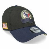 New Era - NFL Svart flexfit Keps - Houston Texans M 39THIRTY NFL Salute To Service 22 Black/Navy Flexfit @ Hatstore