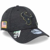 New Era - NFL Svart flexfit Keps - Houston Texans Salute To Service 39Thirty NFL 20 Heather Black Flexfit @ Hatstore