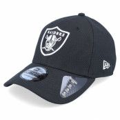 New Era - NFL Svart flexfit Keps - Las Vegas Raiders Diamond Era 39THIRTY Black Adjustable @ Hatstore