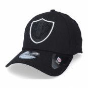 New Era - NFL Svart flexfit Keps - Las Vegas Raiders Tonal 39Thirty Black Flexfit @ Hatstore