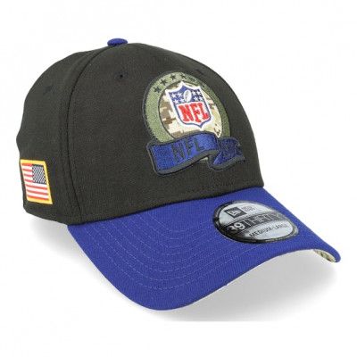 New Era - NFL Svart flexfit Keps - M 39THIRTY NFL Salute To Service 22 Black/Royal Flexfit @ Hatstore