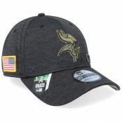 New Era - NFL Svart flexfit Keps - Minnesota Vikings Salute To Service 39Thirty NFL 20 Heather Black Flexfit @ Hatstore