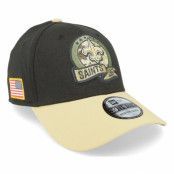 New Era - NFL Svart flexfit Keps - New Orleans Saints M 39THIRTY NFL Salute To Service 22 Black/Beige Flexfit @ Hatstore