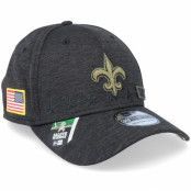 New Era - NFL Svart flexfit Keps - New Orleans Saints Salute To Service 39Thirty NFL 20 Heather Black Flexfit @ Hatstore