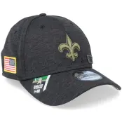 New Era - NFL Svart flexfit Keps - New Orleans Saints Salute To Service 39Thirty NFL 20 Heather Black Stretch Fit @ Hatstore