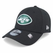 New Era - NFL Svart flexfit Keps - New York Jets NFL Team Logo 39THIRTY Black Flexfit @ Hatstore