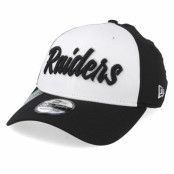 New Era - NFL Svart flexfit Keps - Oakland Raideras NFL 19 39Thirty White/Black Flexfit @ Hatstore