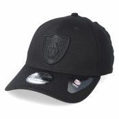 New Era - NFL Svart flexfit Keps - Oakland Raiders 39Thirty Black On Black Flexfit @ Hatstore