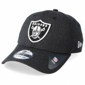 New Era - NFL Svart flexfit Keps - Oakland Raiders 39Thirty Essential Heather Black Flexfit @ Hatstore