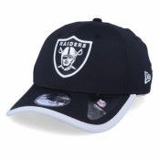 New Era - NFL Svart flexfit Keps - Oakland Raiders Back Script 39Thirty Black/Silver Flexfit @ Hatstore