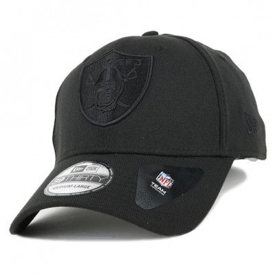 New Era - NFL Svart flexfit Keps - Oakland Raiders Bob Team Wool Black 39Thirty Flexfit @ Hatstore