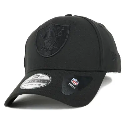 New Era - NFL Svart flexfit Keps - Oakland Raiders Bob Team Wool Black 39Thirty Flexfit @ Hatstore