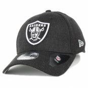 New Era - NFL Svart flexfit Keps - Oakland Raiders Team Heather Black 39Thirty @ Hatstore