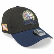 New Era - NFL Svart flexfit Keps - Tennessee Titans M 39THIRTY NFL Salute To Service 22 Black/Navy Flexfit @ Hatstore