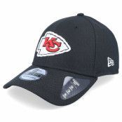 New Era - NFL Svart Keps - Kansas City Chiefs Diamond Era 39THIRTY Black Flexfit @ Hatstore