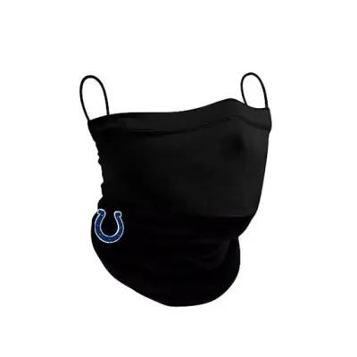 New Era - NFL Svart Mask - Indianapolis Colts 1-Pack Black Neck Gaiter @ Hatstore