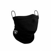 New Era - NFL Svart Mask - Las Vegas Raiders 1-Pack Black Neck Gaiter @ Hatstore