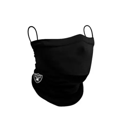 New Era - NFL Svart Mask - Las Vegas Raiders 1-Pack Black Neck Gaiter @ Hatstore